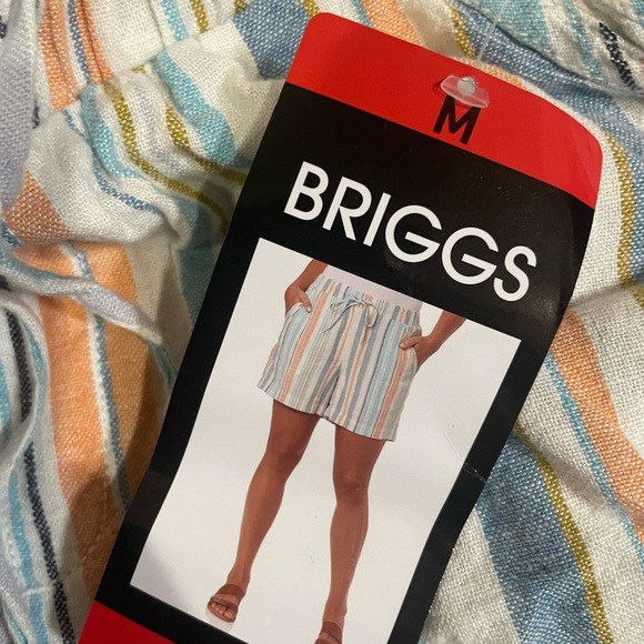 Briggs Ladies' Linen Blend Pull-On Short size medium - Picture 3 of 5